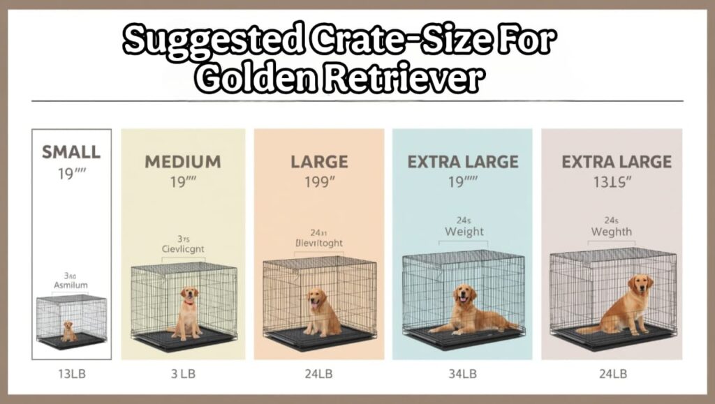Current image: What Size Crate for Golden Retriever