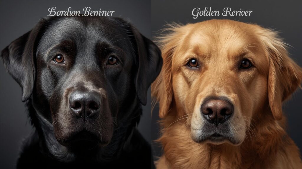 Labrador Retriever and Golden Retriever