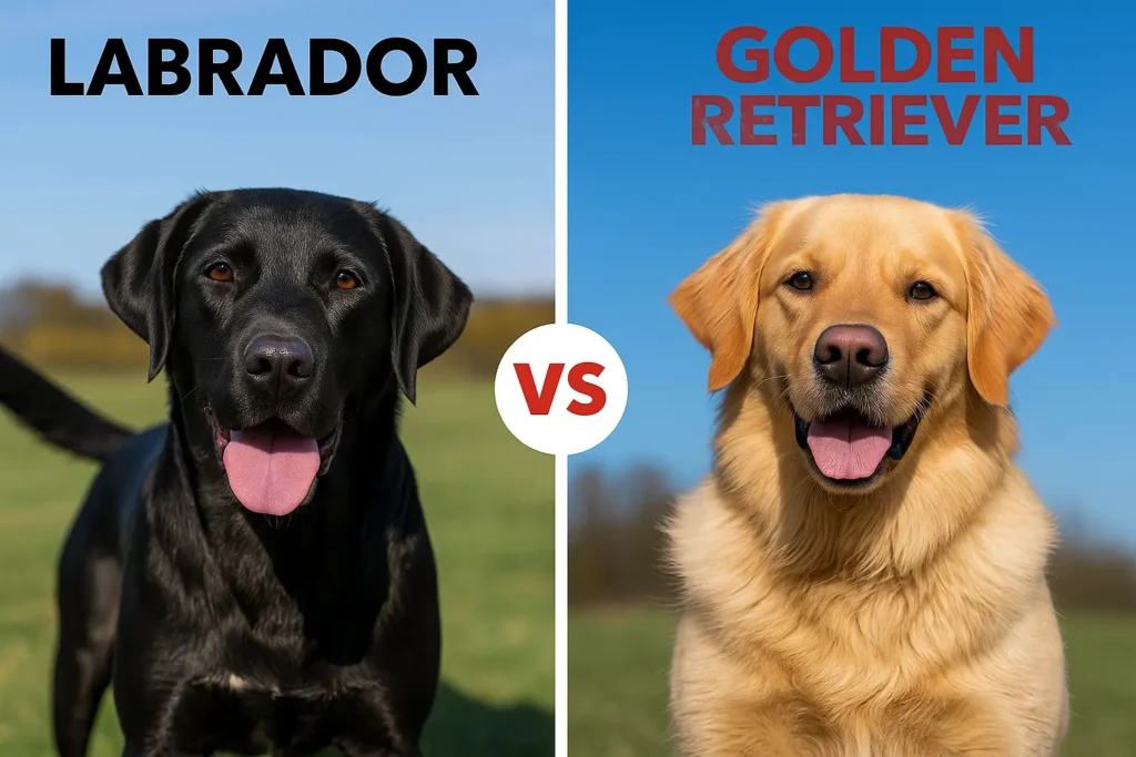 Current image: Labrador vs Golden retriever