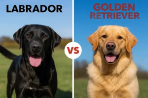 Labrador vs Golden retriever