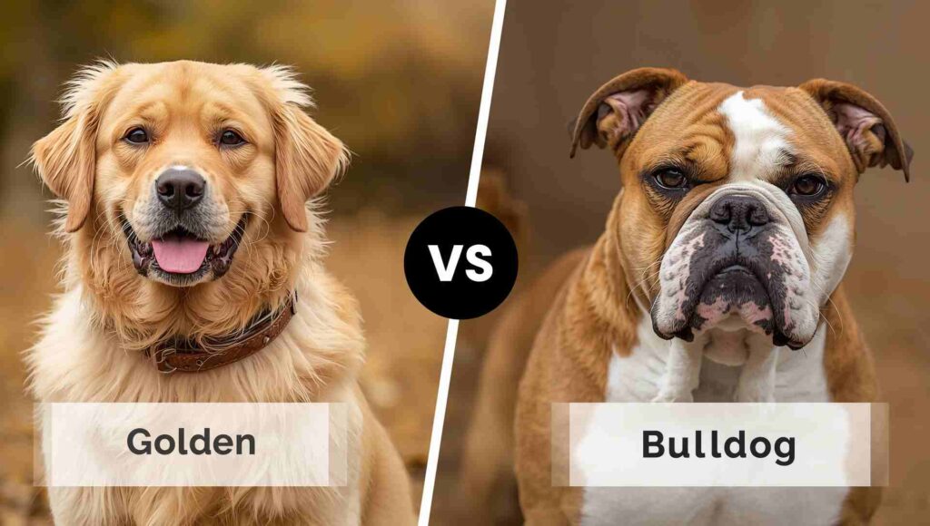 Current image: Golden retriever vs bulldog