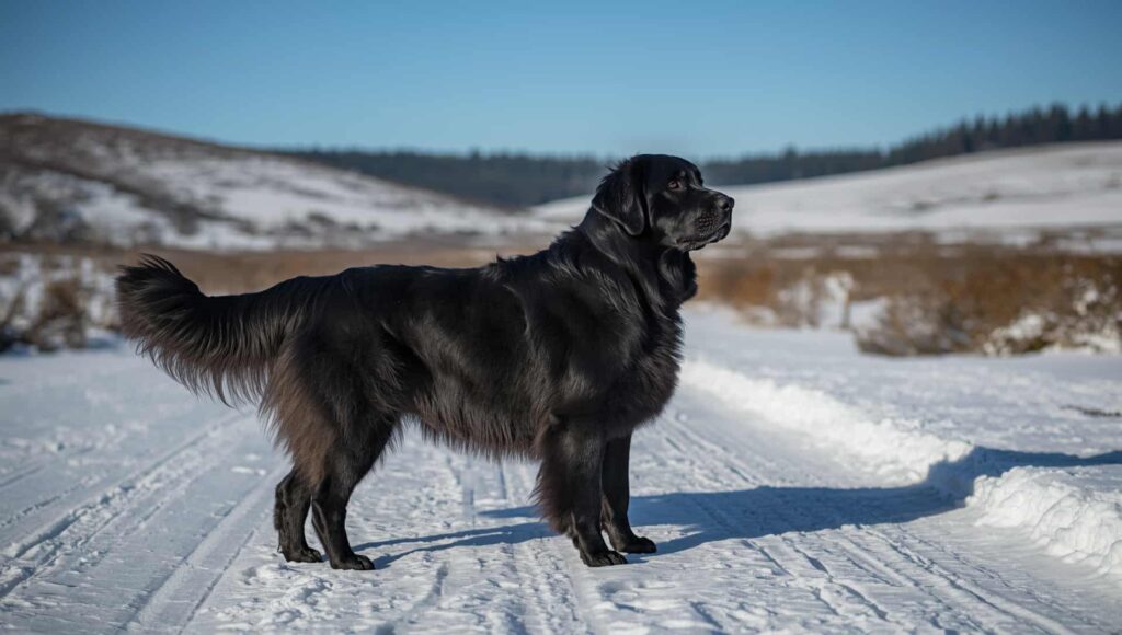 Black Golden Retriever dog