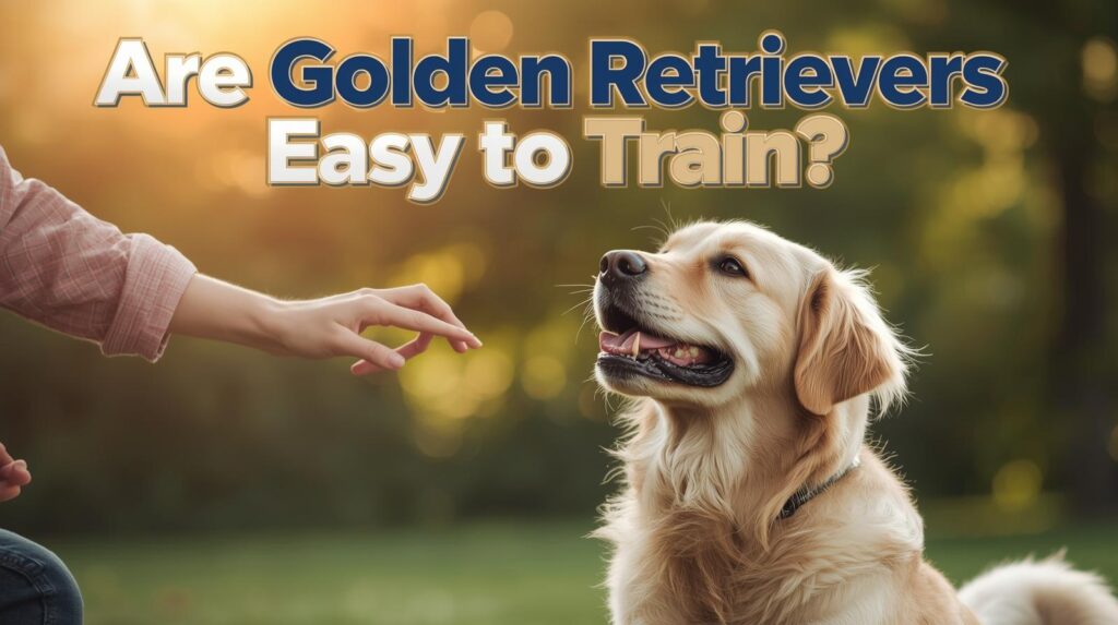 Current image: are golden retrievers easy to train