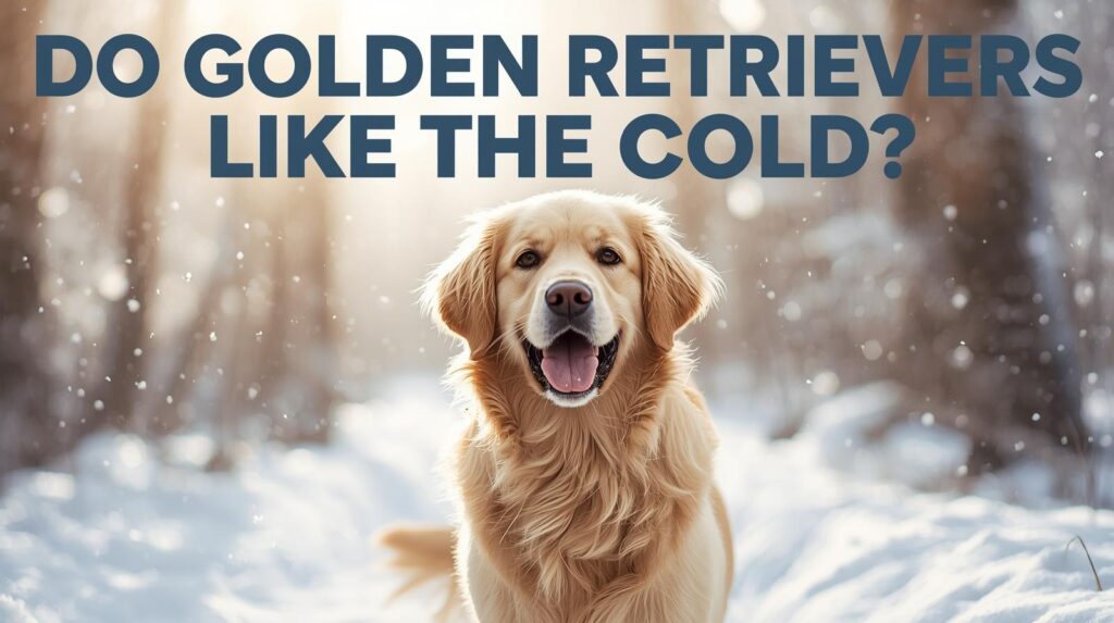 Current image: do golden retrievers like the cold