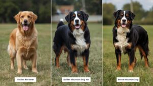 Bernese Mountain Dog Golden Retriever Mix